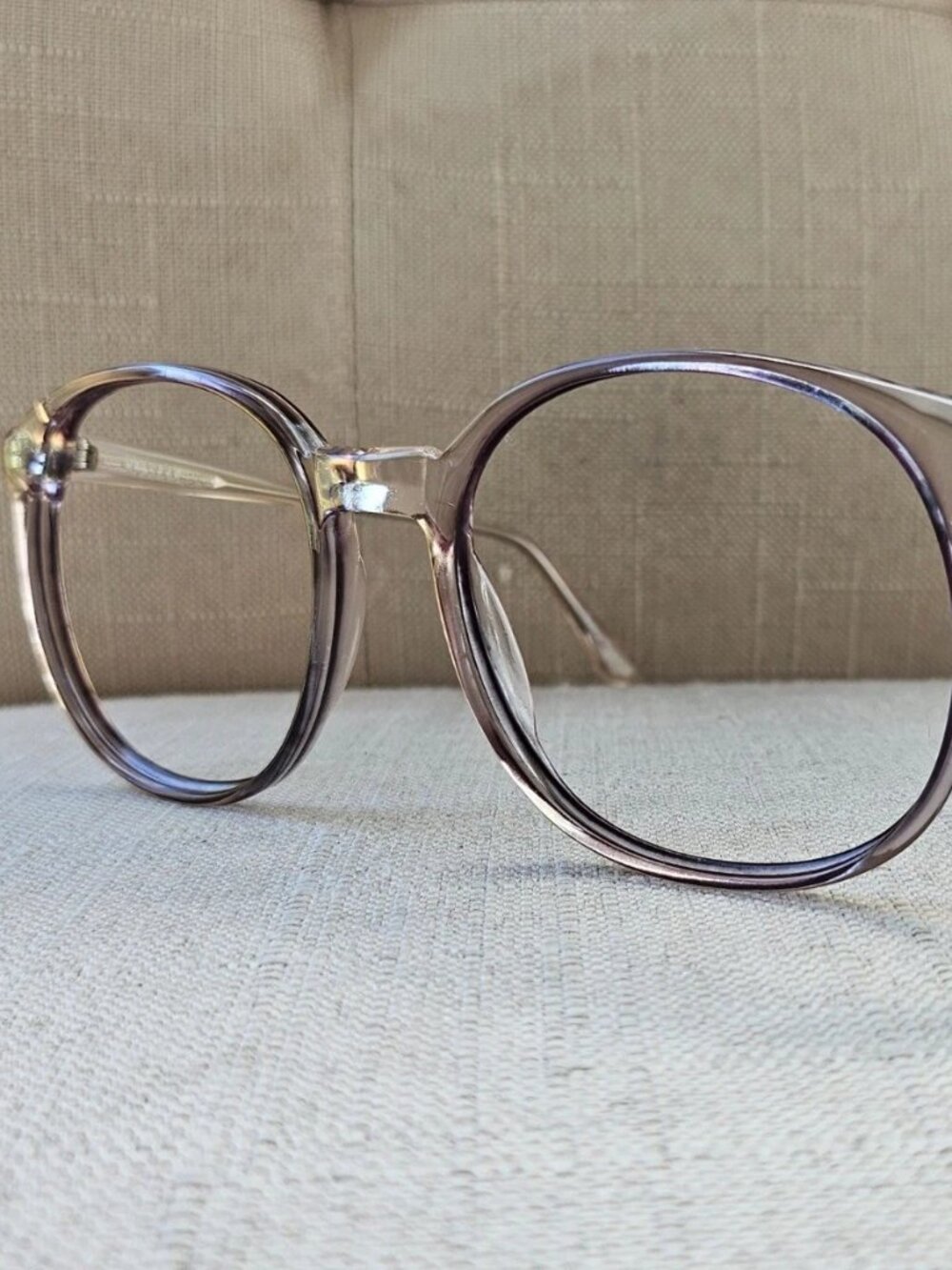 Vintage Halifax Women Eyeglasses Frame PEACH Eyewear Glasse Frame only